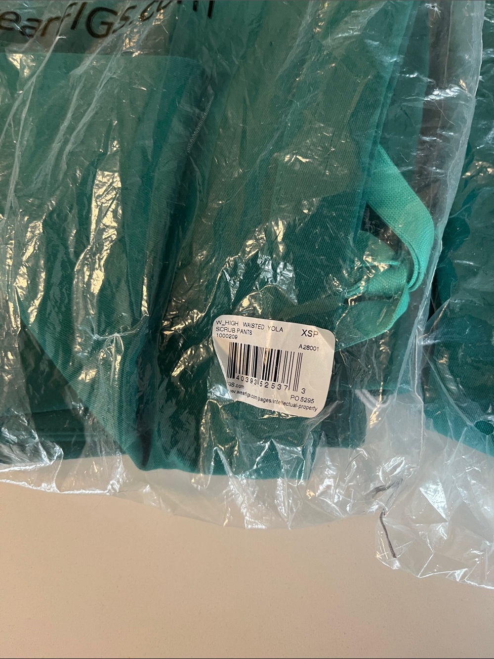 🦄 NWT Figs Hunter Green XSP Scrub Set - Picture 2 of 3